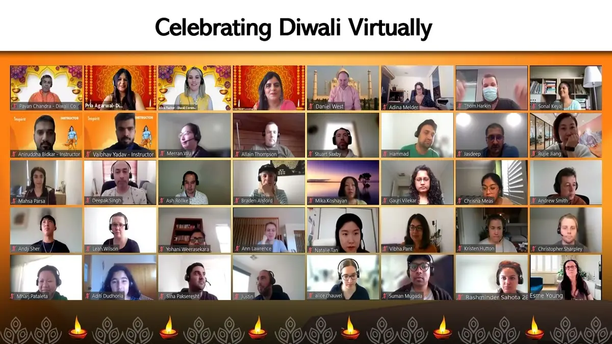 Celebrating Diwali Virtually with Remote Teams and Employees